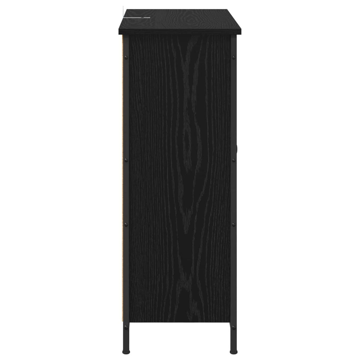 Kreveta Crni hrast 70 x 30 x 80 cm Konstruirano drvo