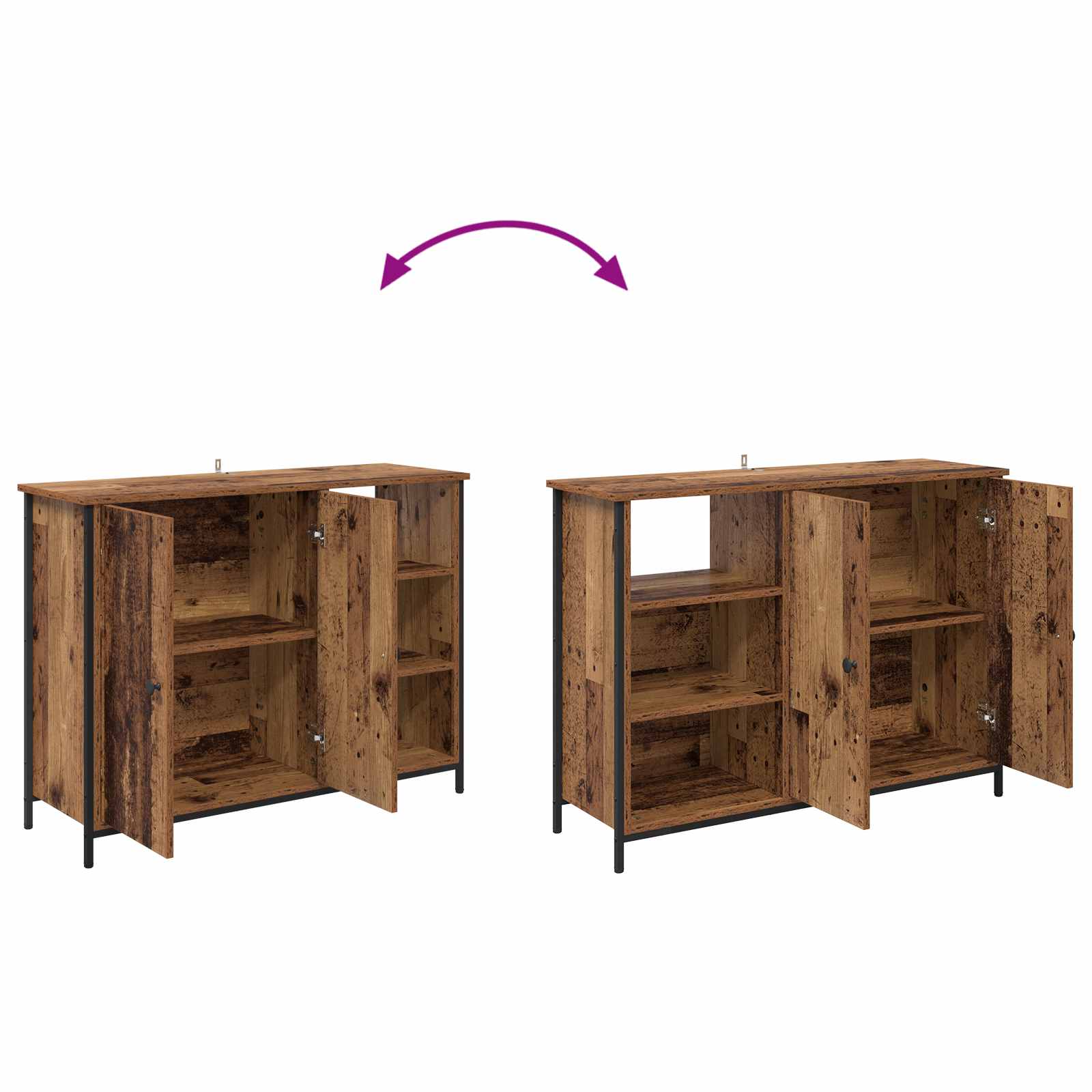 Kreveta Staro drvo 100 x 33 x 75 cm Konstruirano drvo