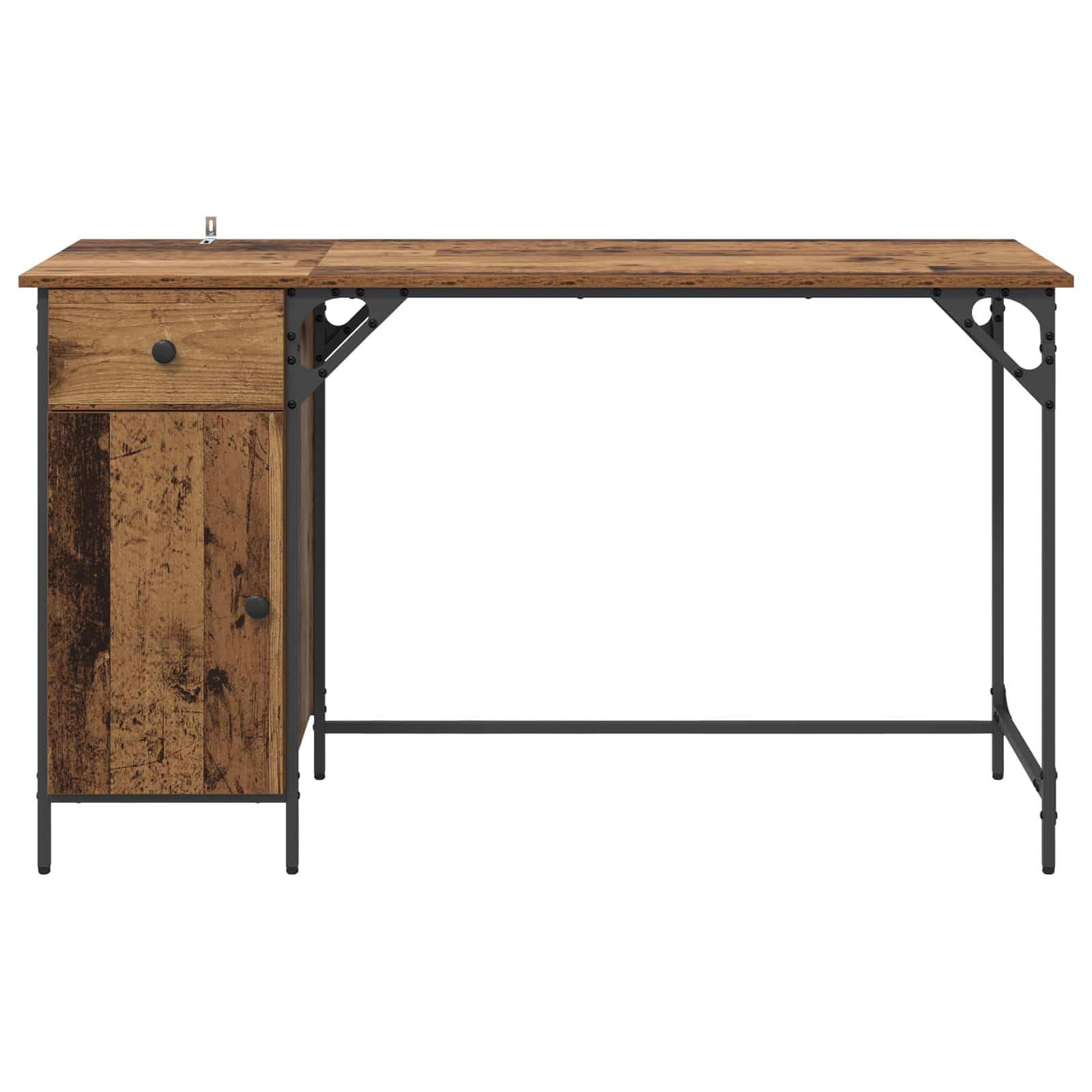 Računalni stol Staro drvo 131 x 48 x 75 cm Konstruirano drvo