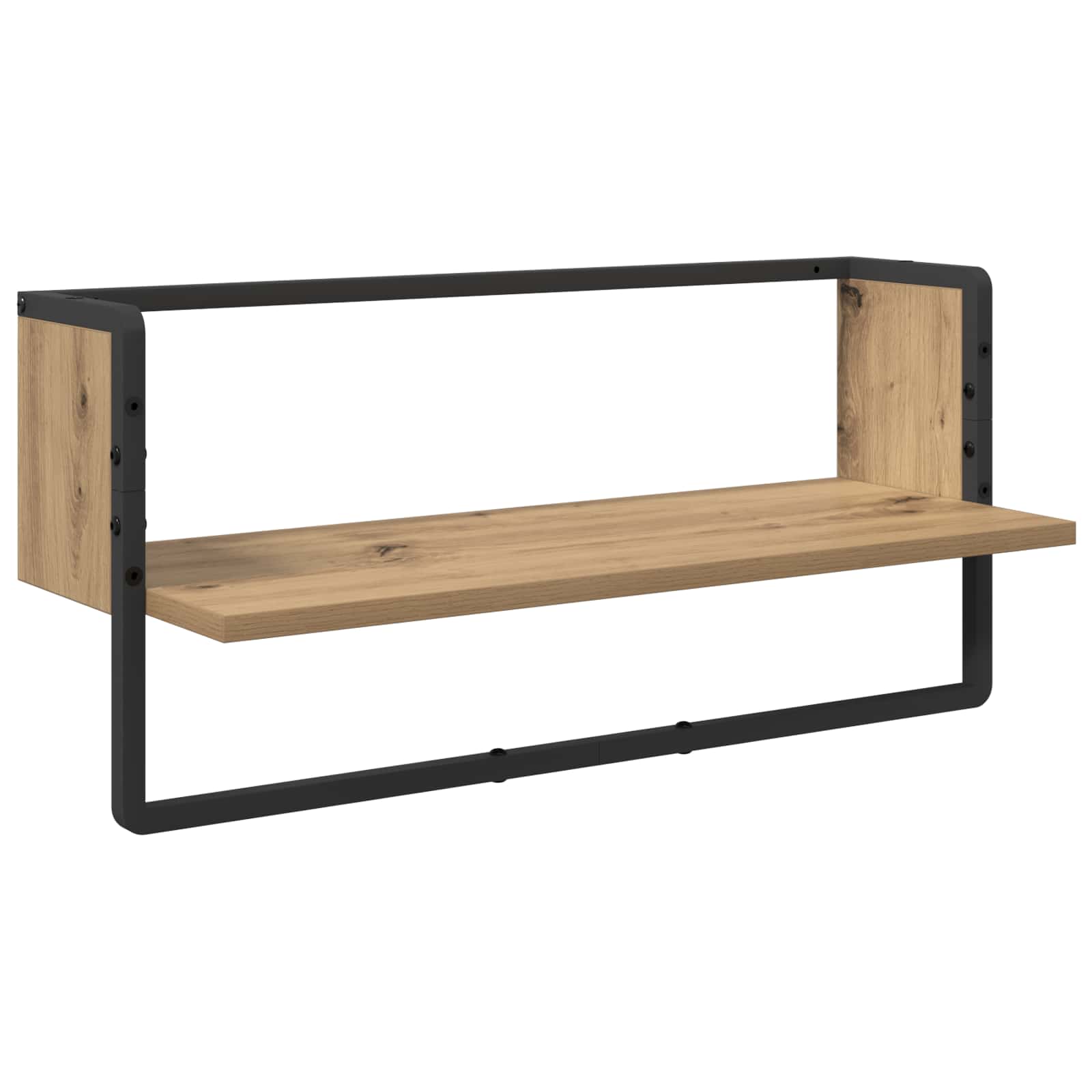 Set zidnih polica Zidne 4 pcs Umjetnički hrast 65 x 25 x 30 cm