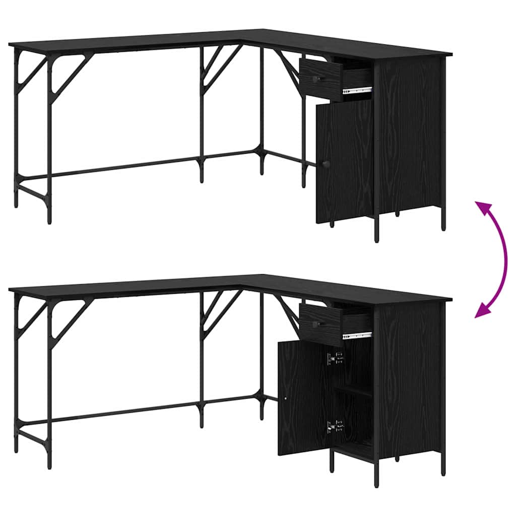 Stol Crni hrast 141 x 141 x 75 cm Konstruirano drvo