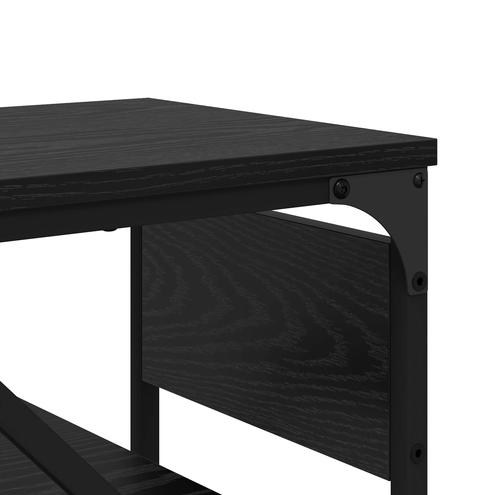 Konzolnistol Crni hrast 105x30x75cm Konstruirano drvo