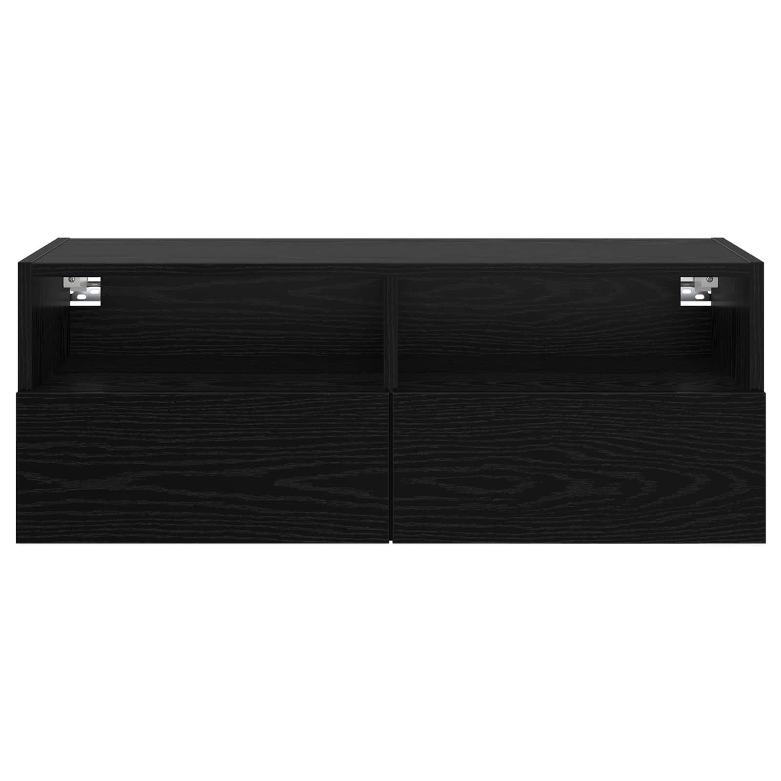 TV zidni ormar Crni hrast 80 x 30 x 30 cm Konstruirano drvo