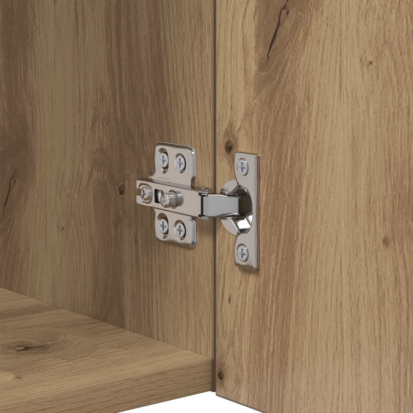 TV zidni ormari Zidne 2 pcs Umjetnički hrast 40,5x30x40cm