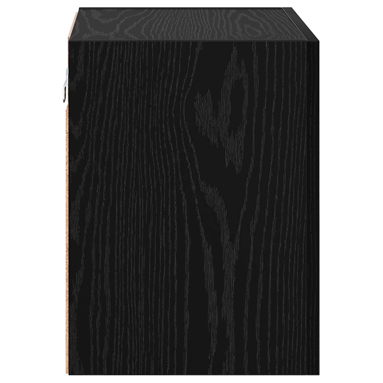 TV zidni ormar Zidne Crni hrast 40,5x30x40cm Konstruirano drvo