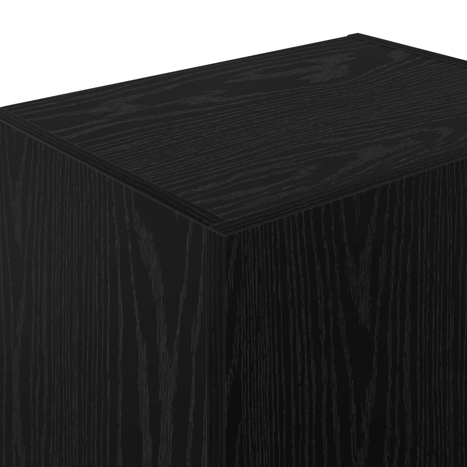 TV zidni ormar Crni hrast 40,5 x 30 x 102 cm Konstruirano drvo
