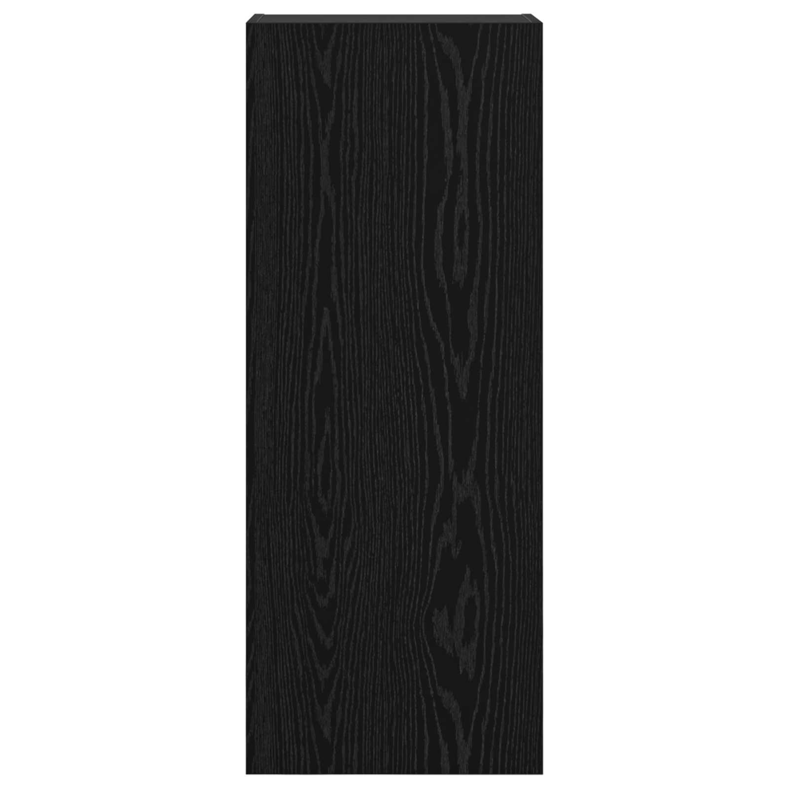 TV zidni ormar Crni hrast 40,5 x 30 x 102 cm Konstruirano drvo