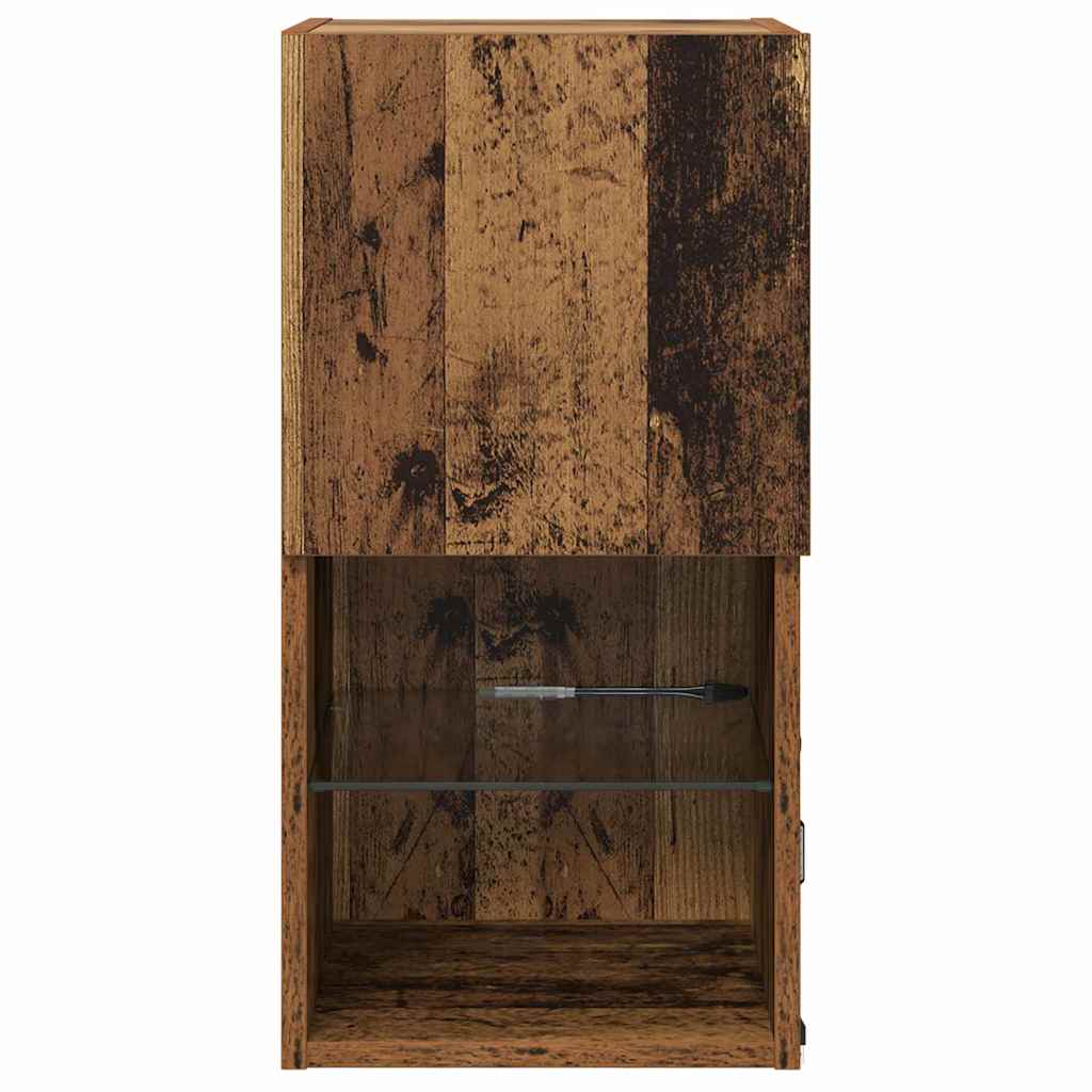 Zidni TV ormari Zidne 2 pcs Staro drvo 30,5 x 30 x 60 cm