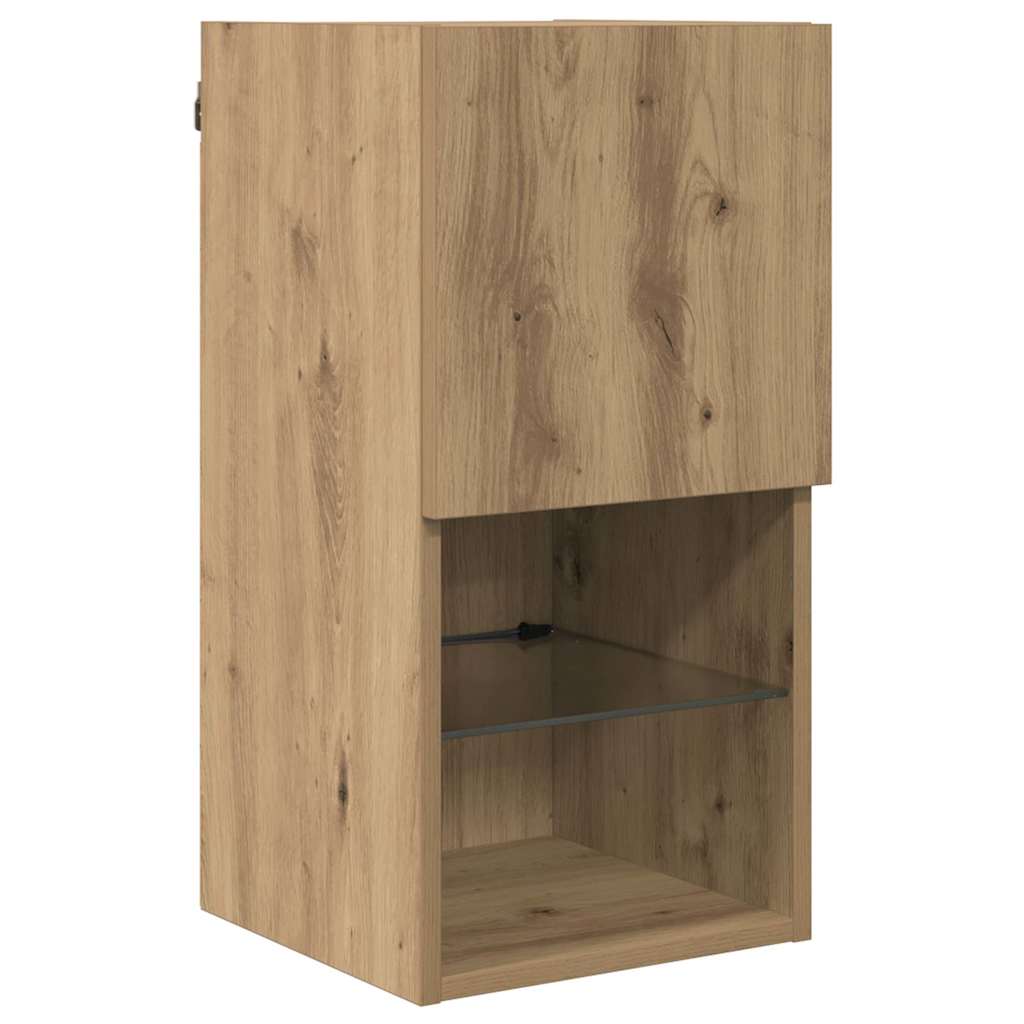 Zidni TV ormari Zidne 2 pcs Umjetnički hrast 30,5 x 30 x 60 cm