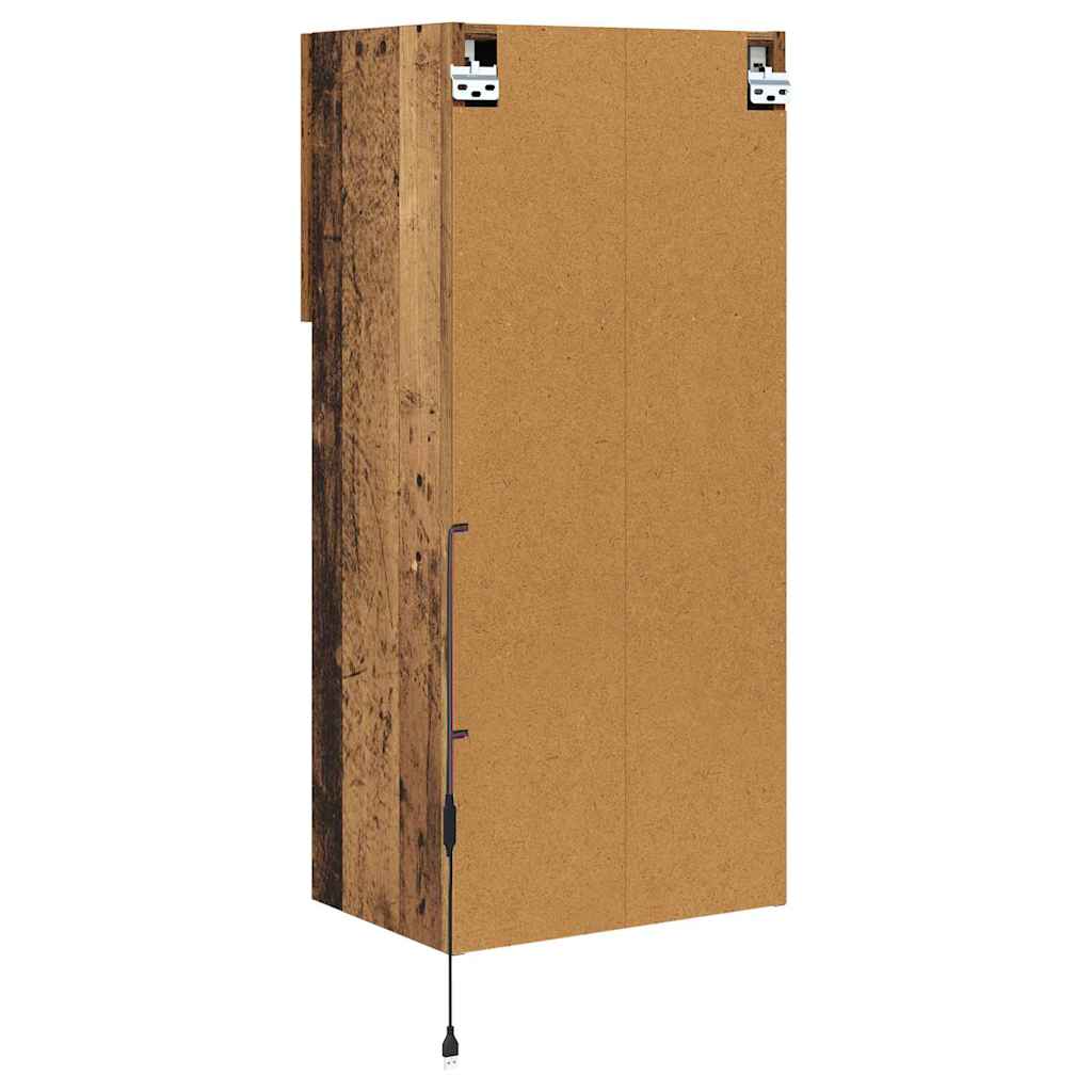 Zidni TV ormari Zidne 2 pcs Staro drvo 40,5 x 30 x 90 cm