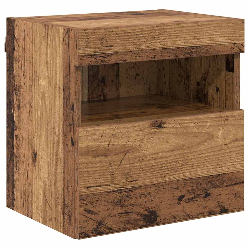 TV zidni ormari Zidne 2 pcs Staro drvo 40 x 30 x 40 cm