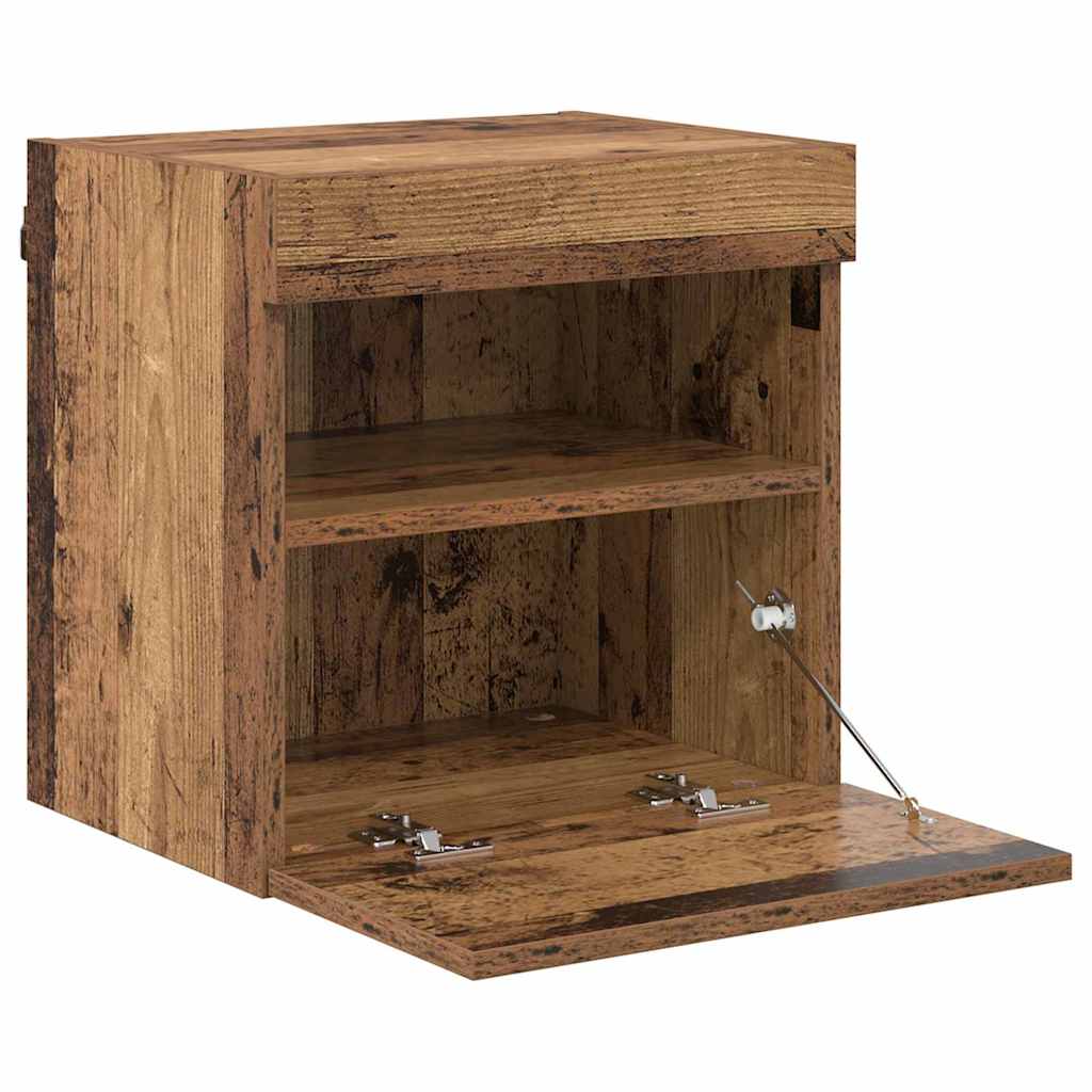 TV zidni ormari Zidne 2 pcs Staro drvo 40 x 30 x 40 cm