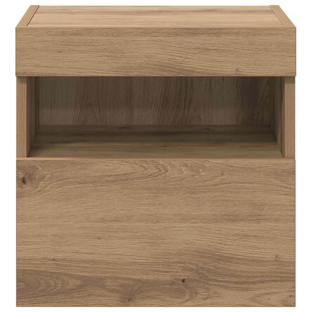 TV zidni ormari Zidne 2 pcs Umjetnički hrast 40 x 30 x 40 cm