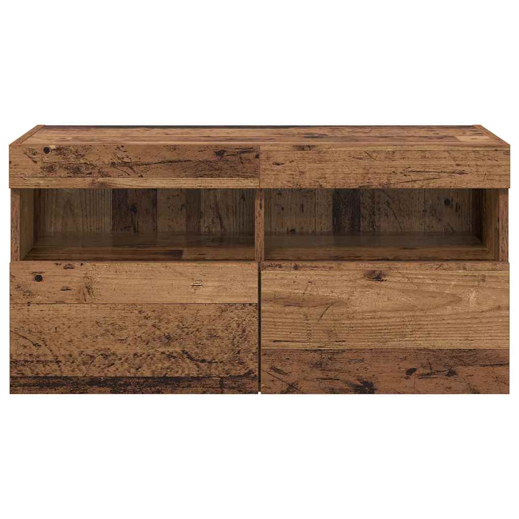 TV zidni ormar Staro drvo 80 x 30 x 40 cm Konstruirano drvo