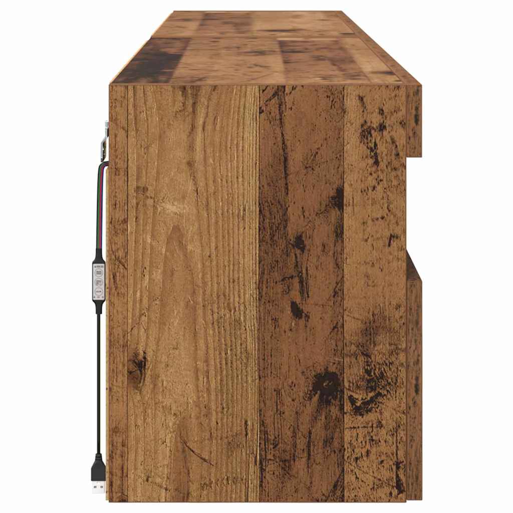 TV zidni ormari Zidne 2 pcs Staro drvo 80 x 30 x 40 cm