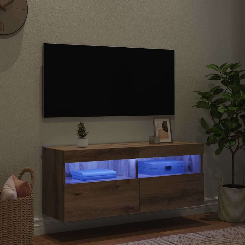 TV zidni ormar Zidne Umjetnički hrast 100 x 30 x 40 cm