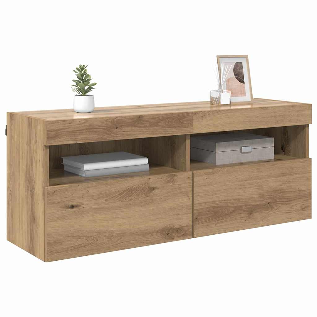 TV zidni ormar Zidne Umjetnički hrast 100 x 30 x 40 cm