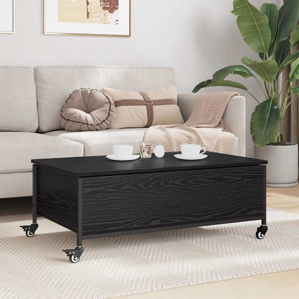 Kava Stol Crni hrast 91 x 55 x 32 cm Konstruirano drvo