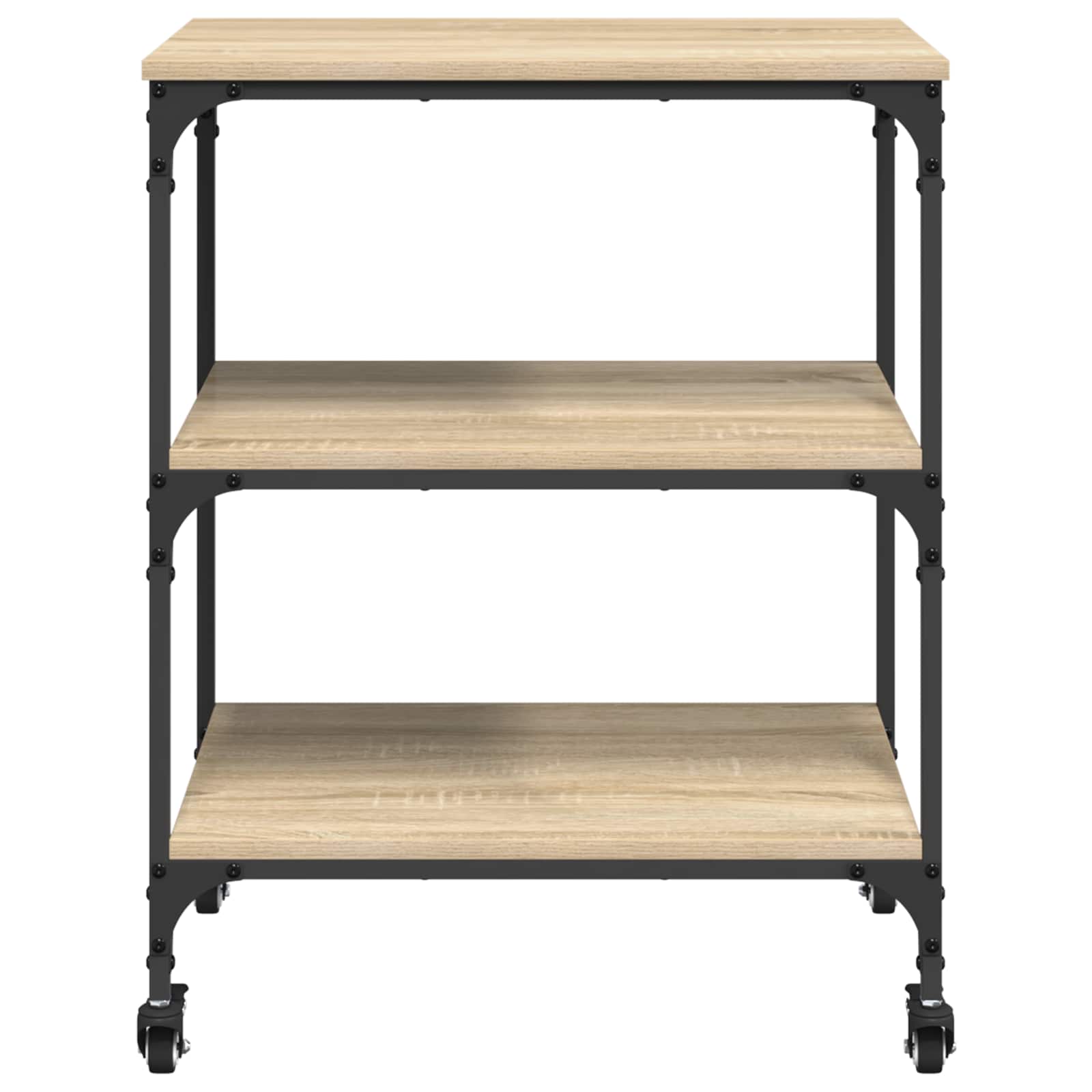 Kuhinjski kolica Sonoma hrast 60 x 41 x 76 cm Konstruirano drvo