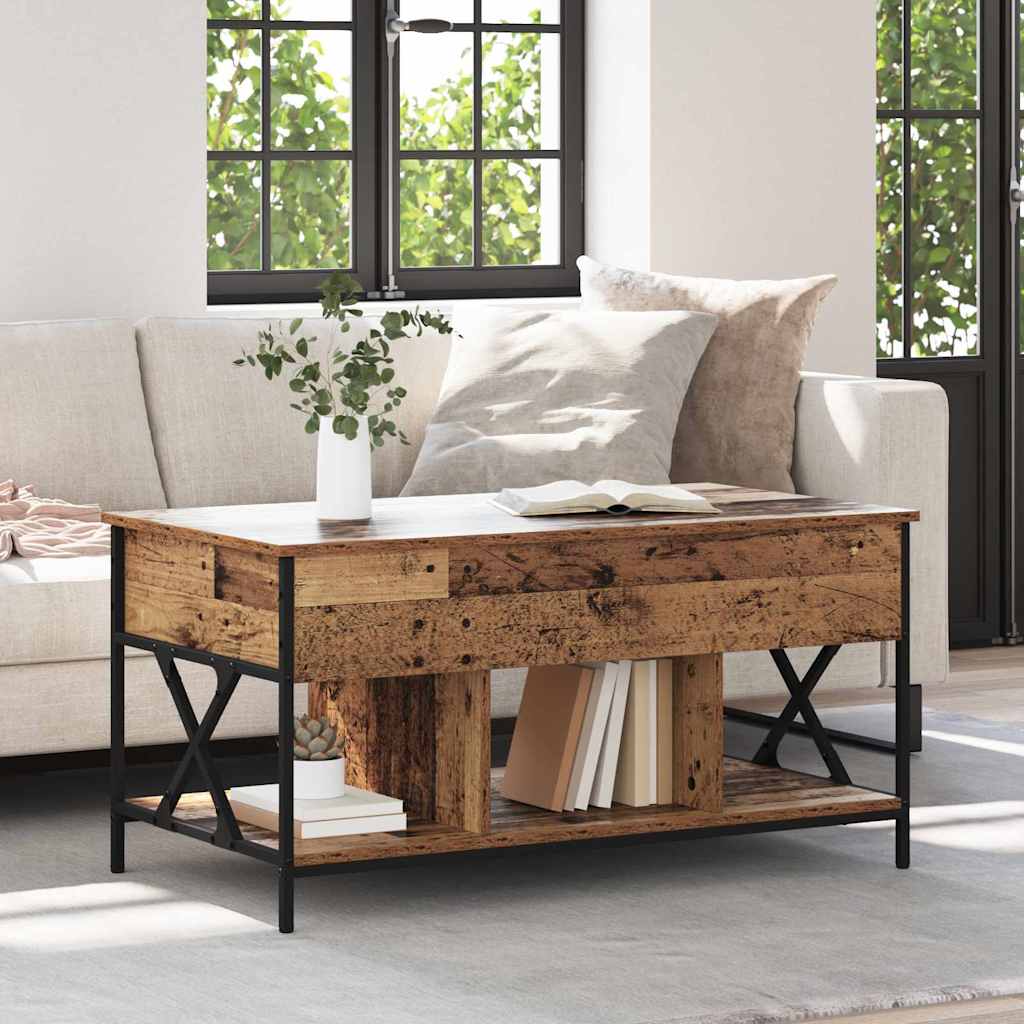 Kava Stol Staro drvo 100 x 55 x 48.5 cm Konstruirano drvo