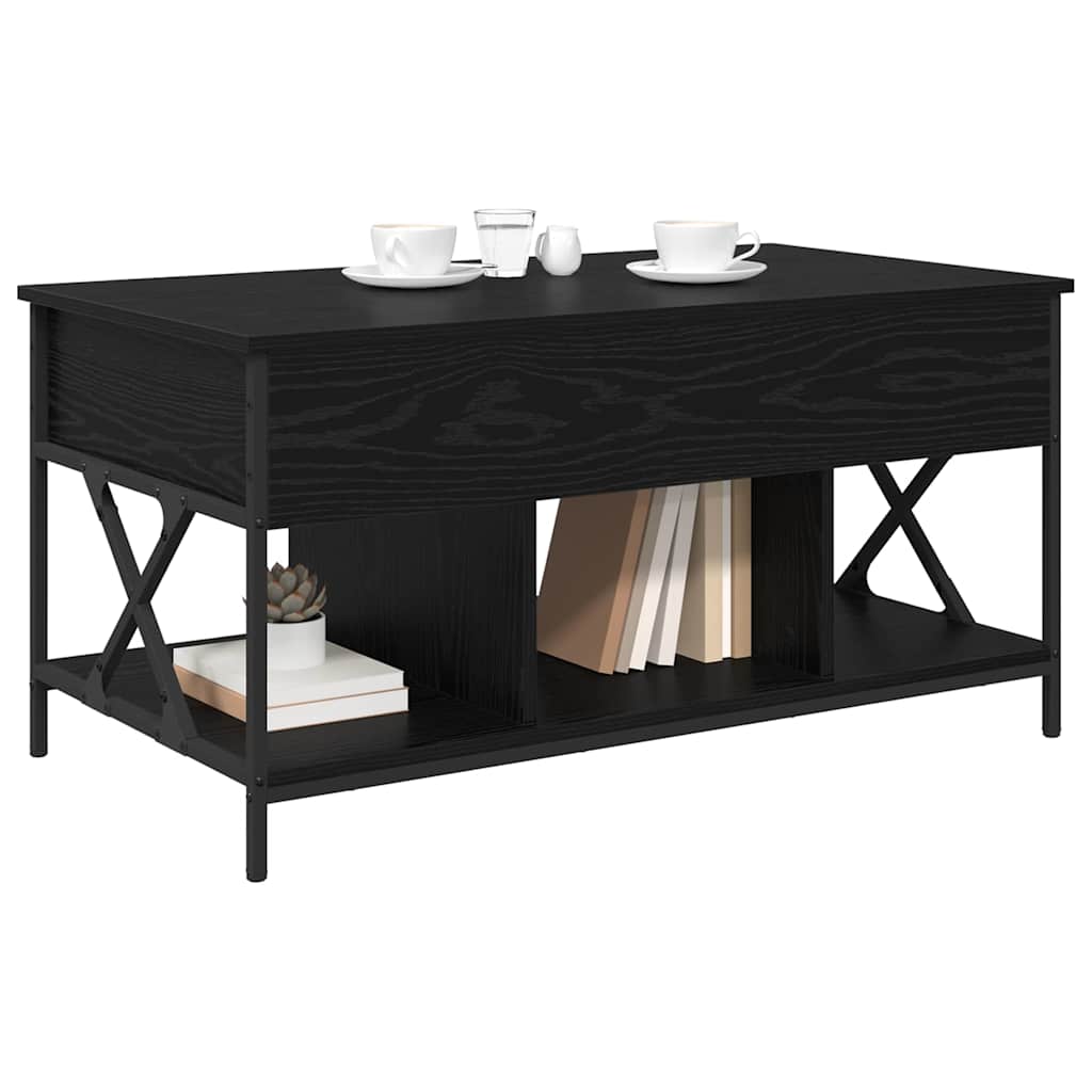 Kava Stol Crni hrast 100 x 55 x 48.5 cm Konstruirano drvo