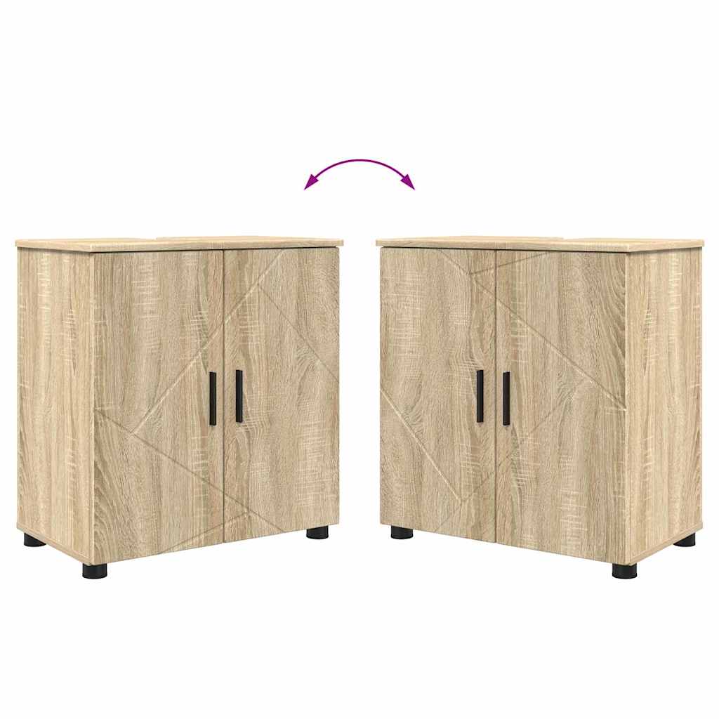 Kupaonski ormar s pohranom Sonoma hrast 61 x 35 x 64 cm