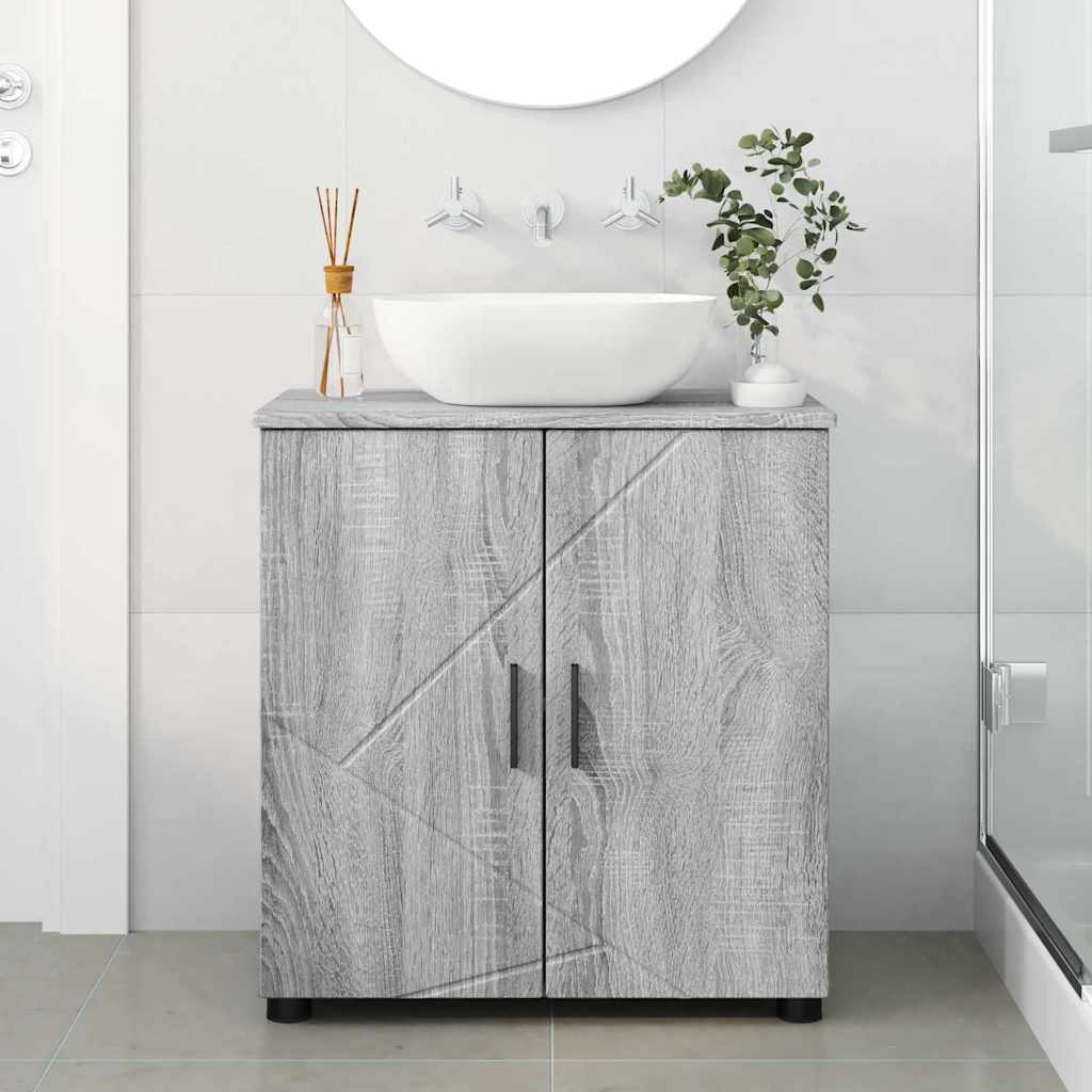 Kupaonski ormar s pohranom Siva Sonoma 61 x 35 x 64 cm