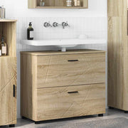 Kupaonski ormar s ladicama Sonoma hrast 76,5 x 35 x 64 cm