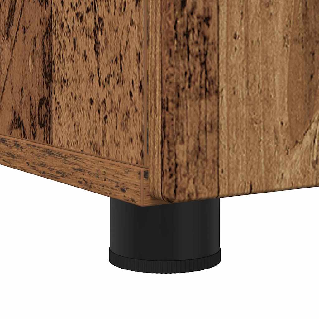 Kupaonski ormar s pohranom s vratima Staro drvo 60 x 35 x 80 cm