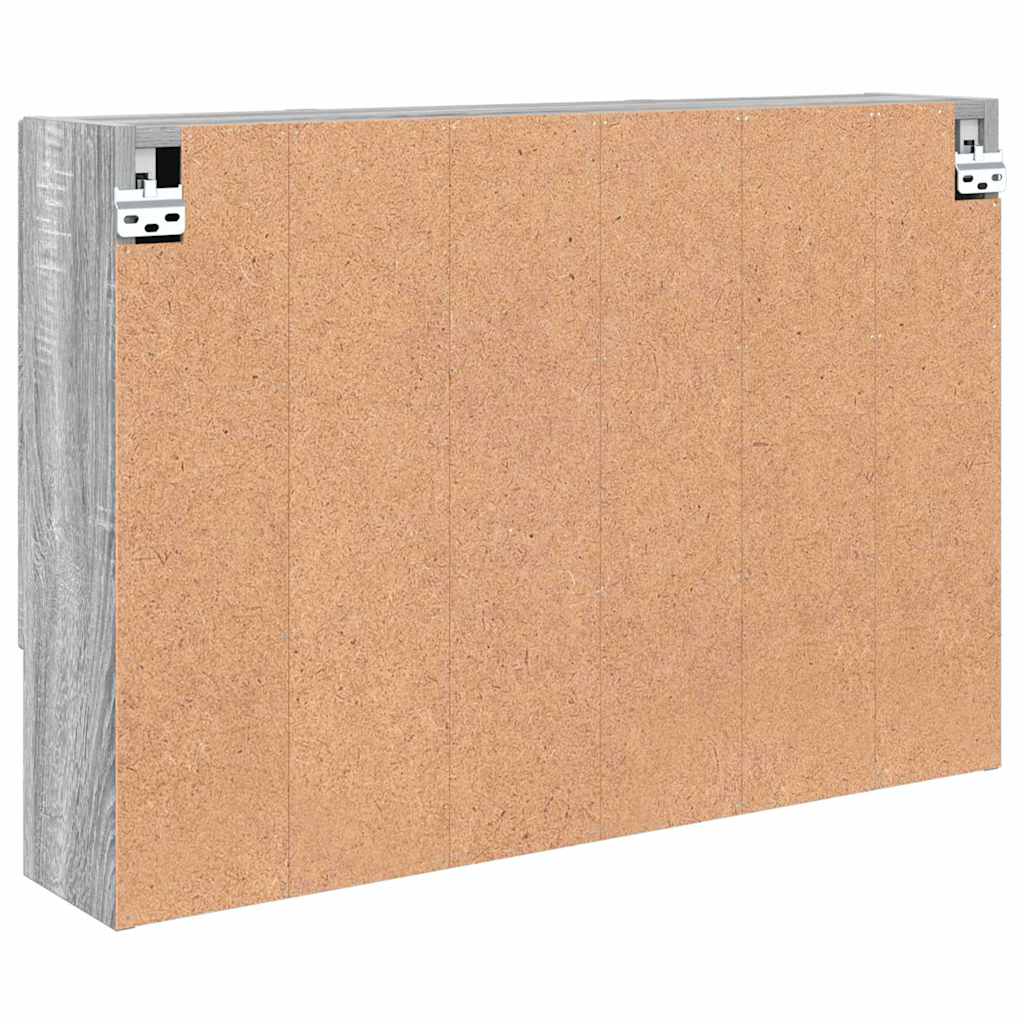 Ogledalo ormar Siva Sonoma 80 x 17 x 55 cm Konstruirano drvo