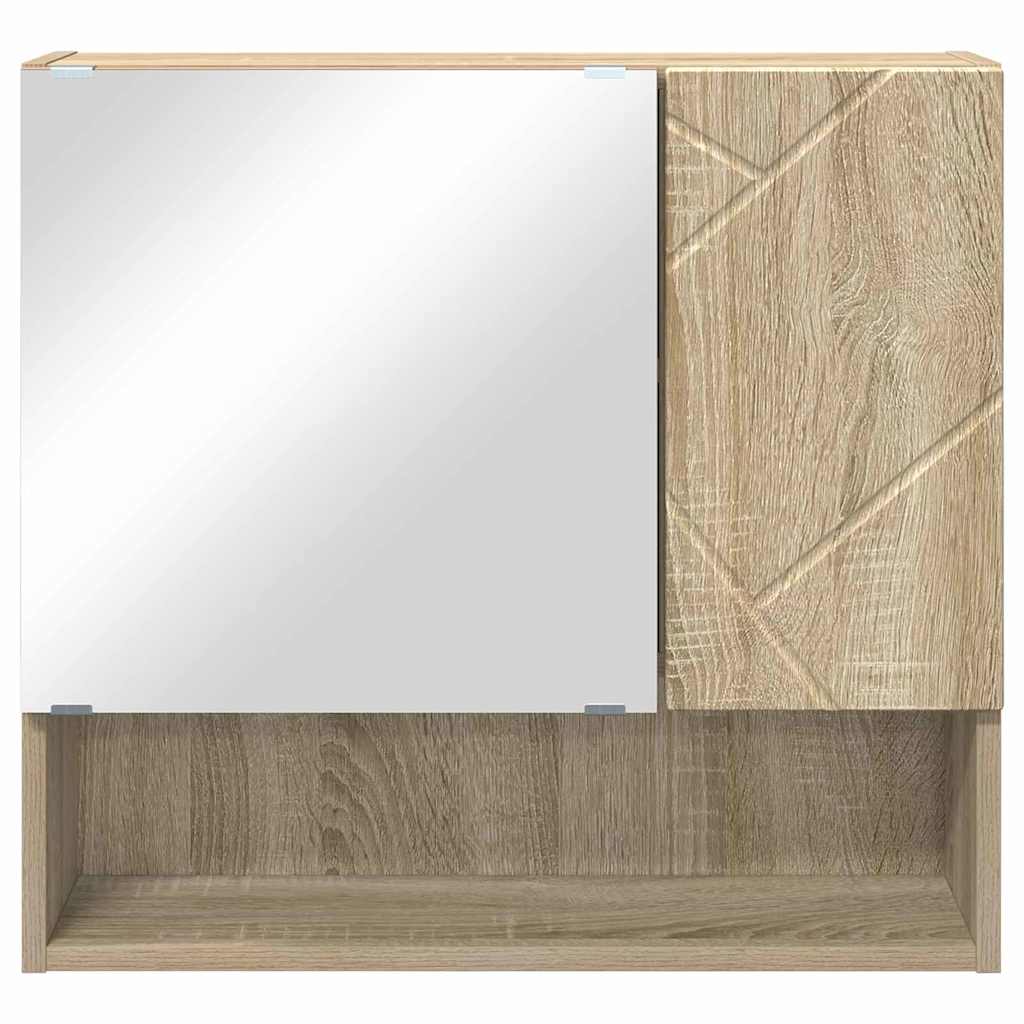 Ogledalo ormar Sonoma hrast 59 x 17 x 55 cm Konstruirano drvo