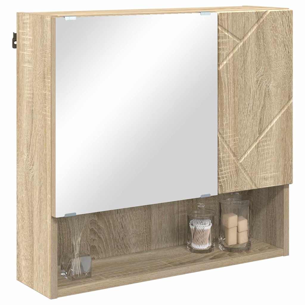 Ogledalo ormar Sonoma hrast 59 x 17 x 55 cm Konstruirano drvo