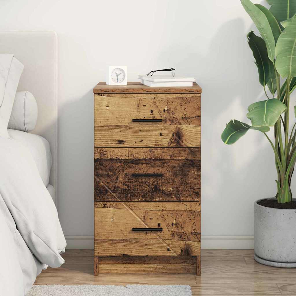 Noćni ormar Staro drvo 38 x 38 x 66 cm Konstruirano drvo