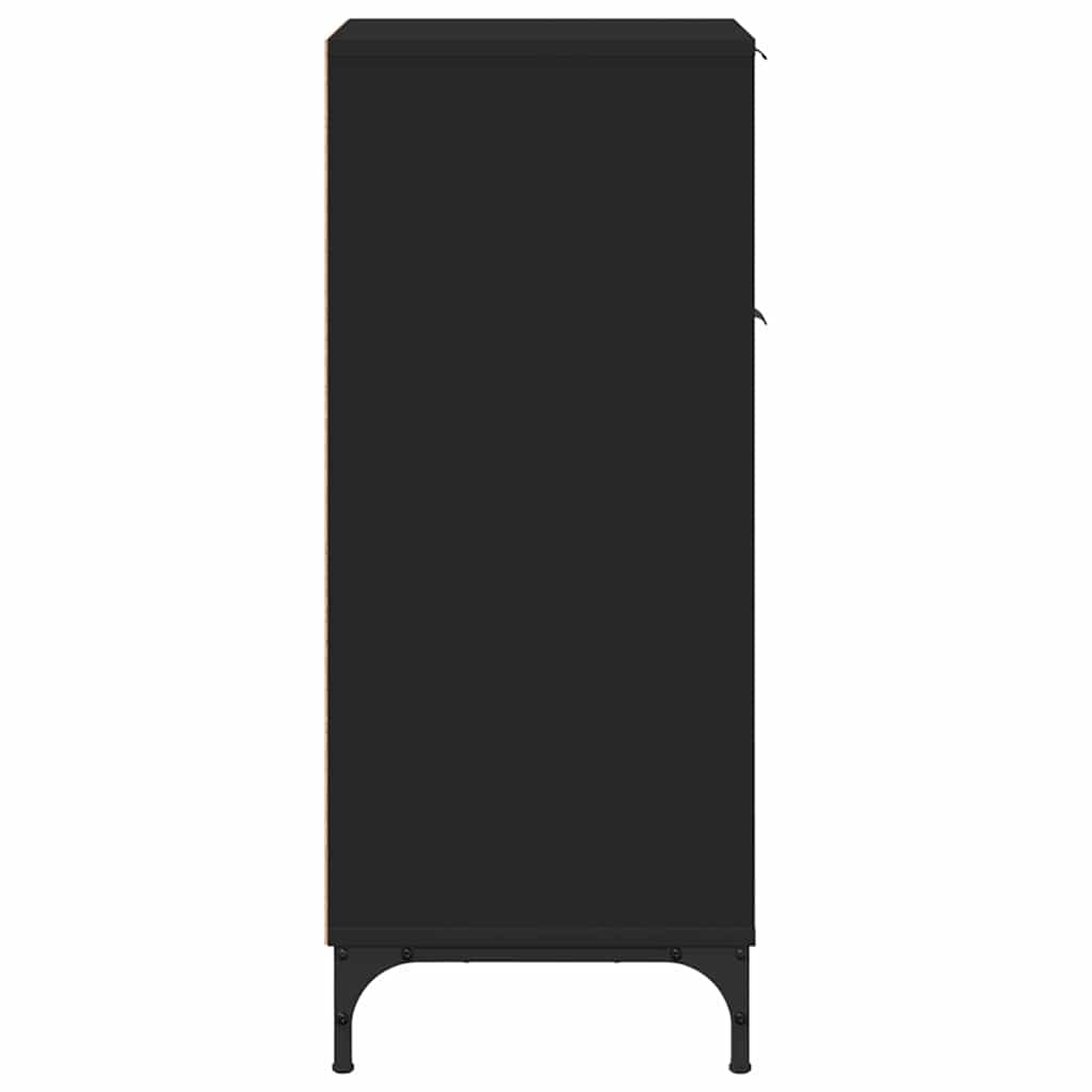 Kupaonski ormar s ladicama s pohranom Crna 39,5 x 36 x 88 cm
