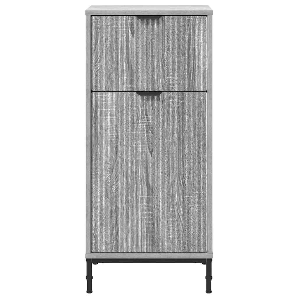 Kupaonski ormar s ladicama Siva Sonoma 39,5 x 36 x 88 cm
