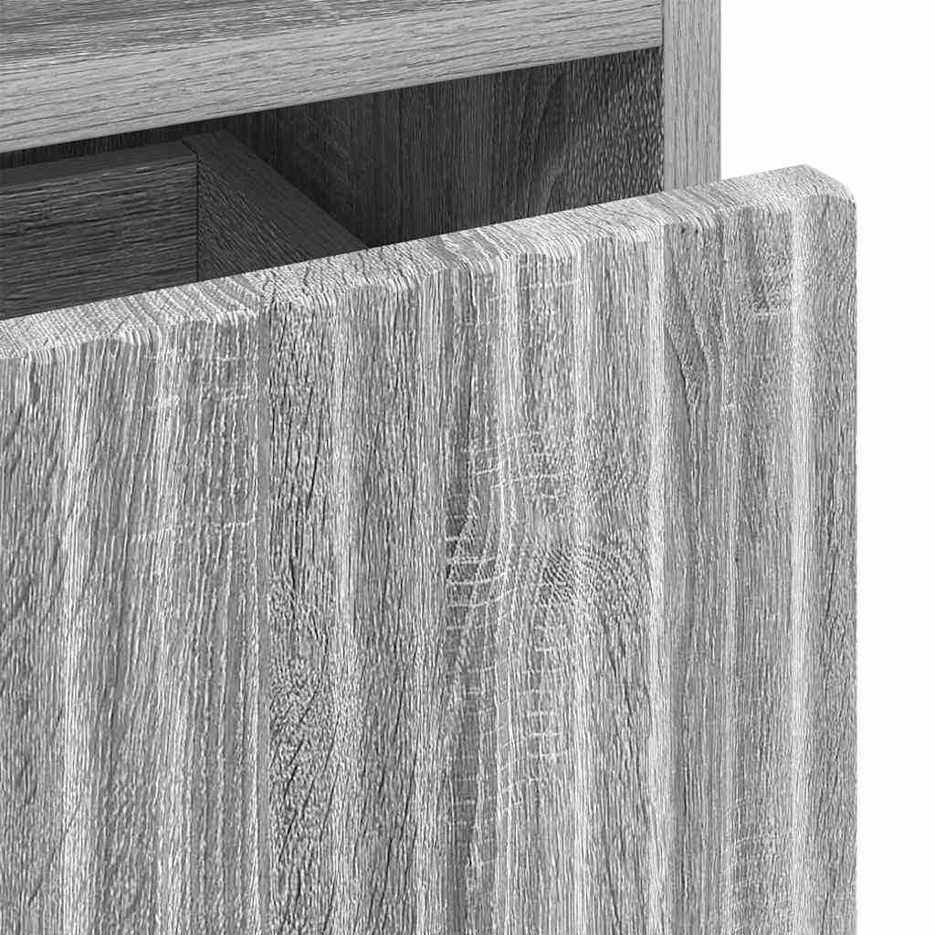 Kupaonski ormar s ladicama Siva Sonoma 31,5 x 33 x 190 cm