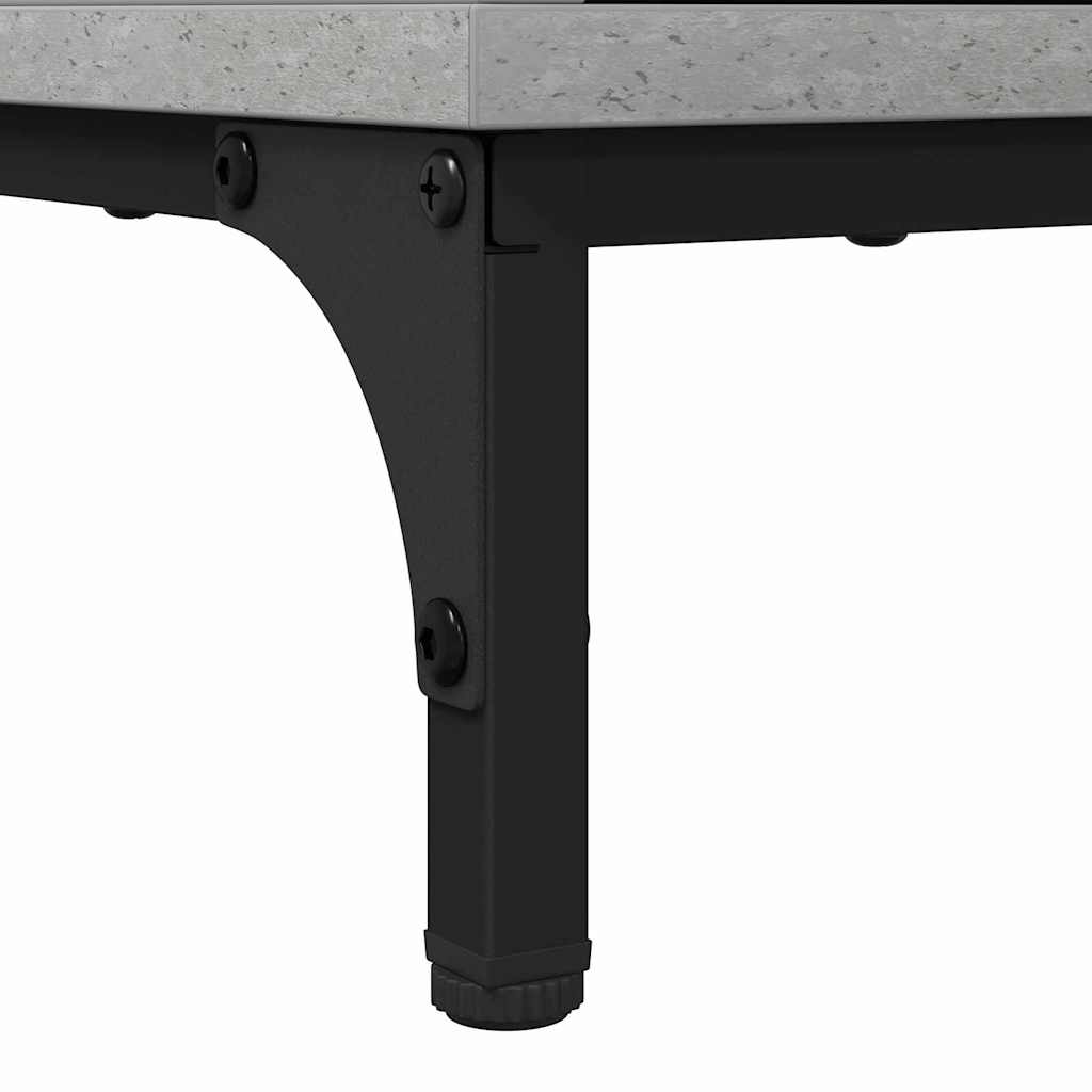 Kava Stol Betonski sivi 90 x 49 x 46 cm Konstruirano drvo