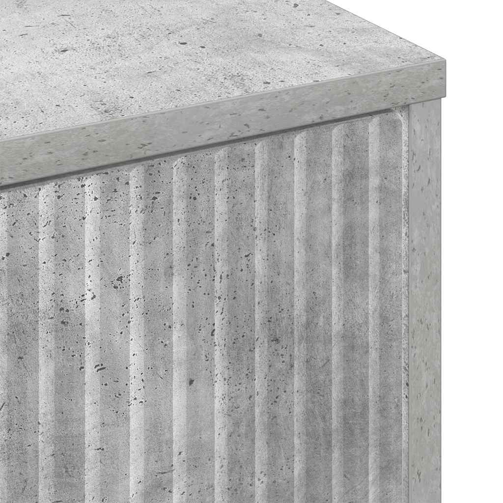 Kava Stol Betonski sivi 90 x 49 x 46 cm Konstruirano drvo
