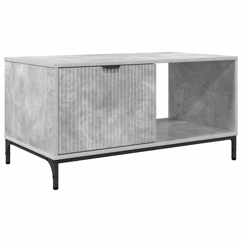 Kava Stol Betonski sivi 90 x 49 x 46 cm Konstruirano drvo