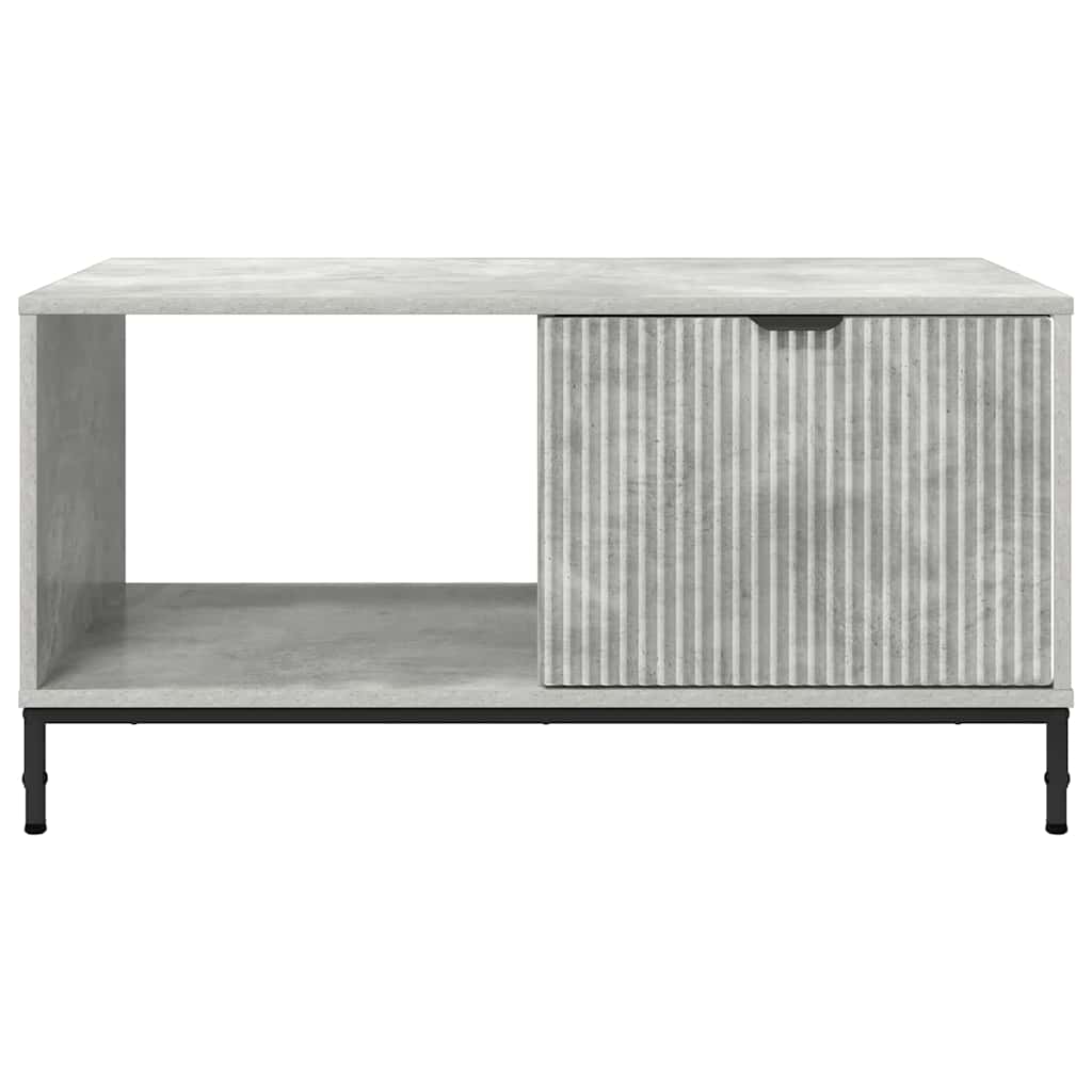 Kava Stol Betonski sivi 90 x 49 x 46 cm Konstruirano drvo