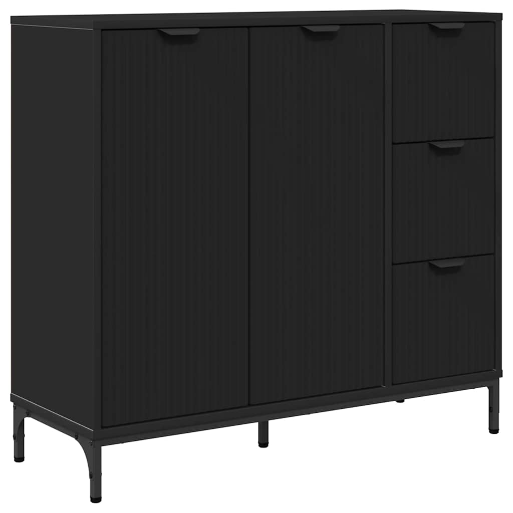 Kreveta s ladicama Crna 89,5 x 33 x 82 cm Konstruirano drvo