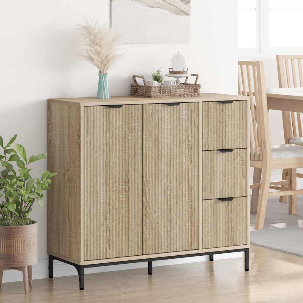 Kreveta Sonoma hrast 89,5 x 33 x 82 cm Konstruirano drvo