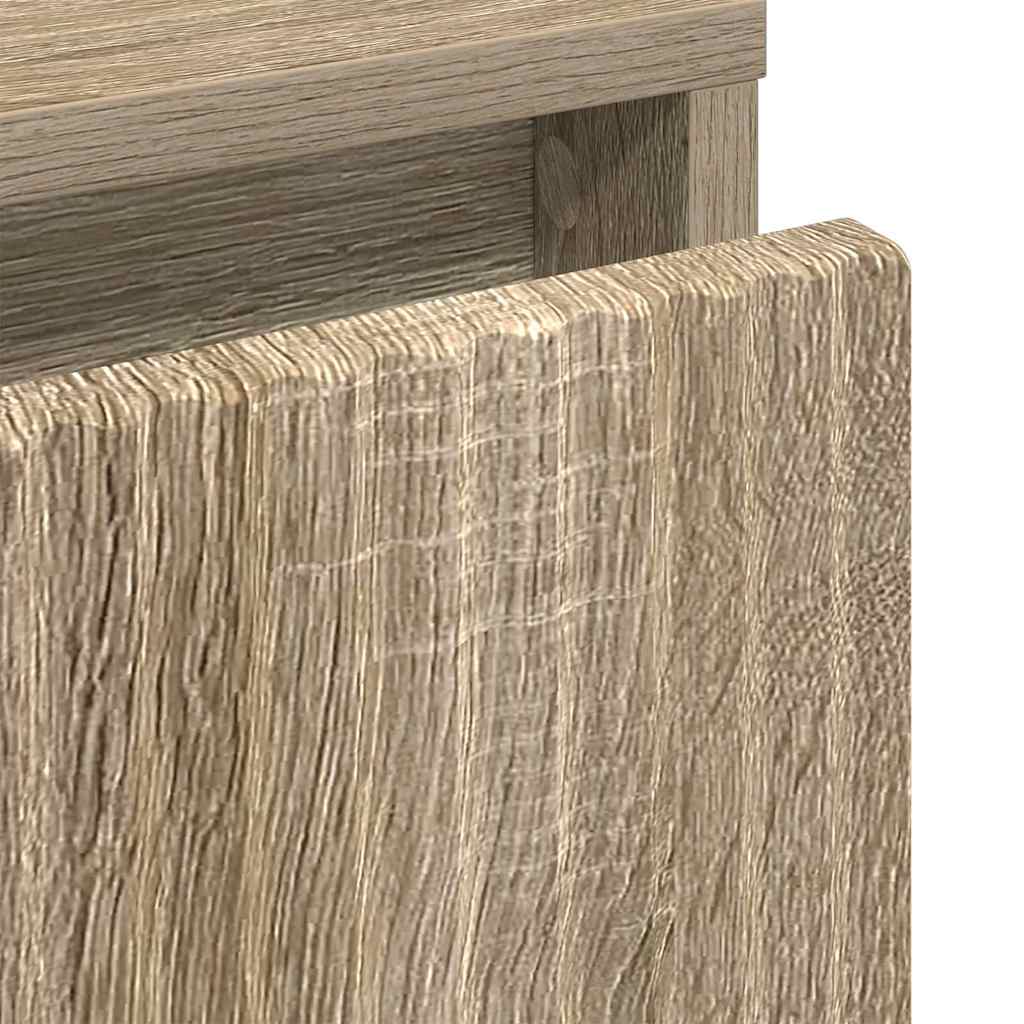 Noćni ormarić sonoma hrast 63.5 x 36 x 61 cm Konstruirano drvo