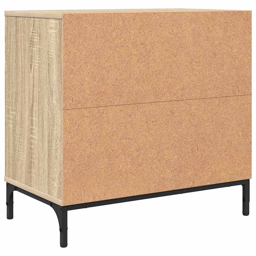 Noćni ormarić sonoma hrast 63.5 x 36 x 61 cm Konstruirano drvo