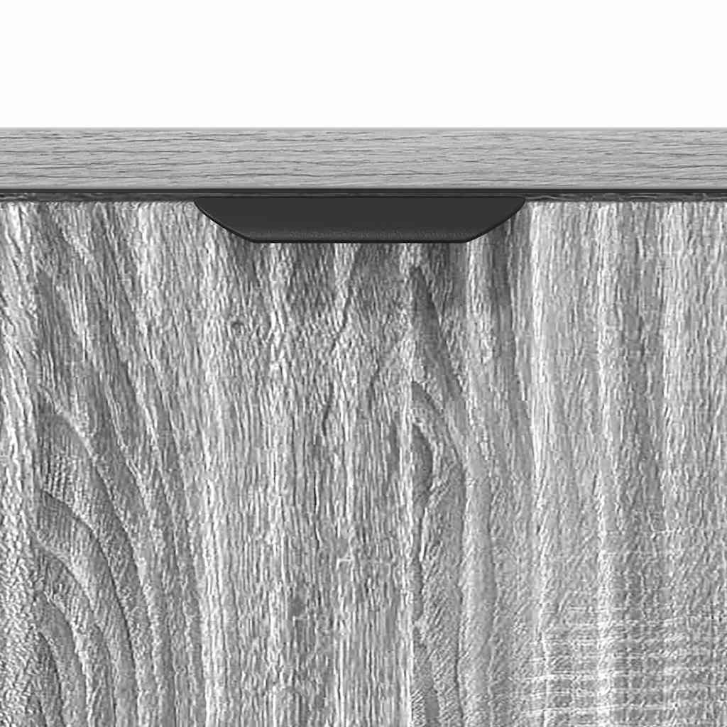 Noćni ormarić s ladicama Sivi hrast sonoma 63.5 x 36 x 61 cm