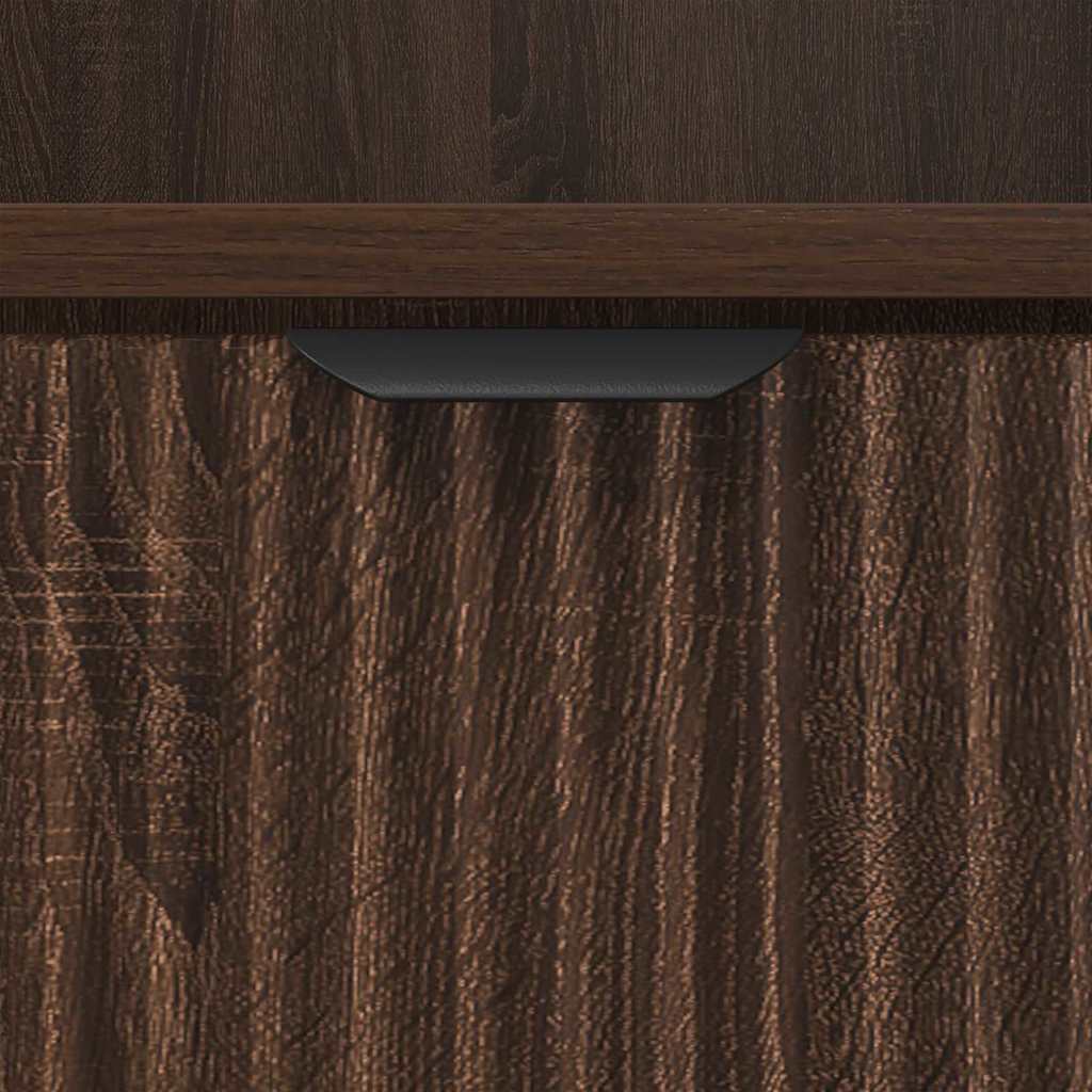 Noćni ormar 2 pcs Smeđi hrast 49 x 36 x 61 cm Konstruirano drvo