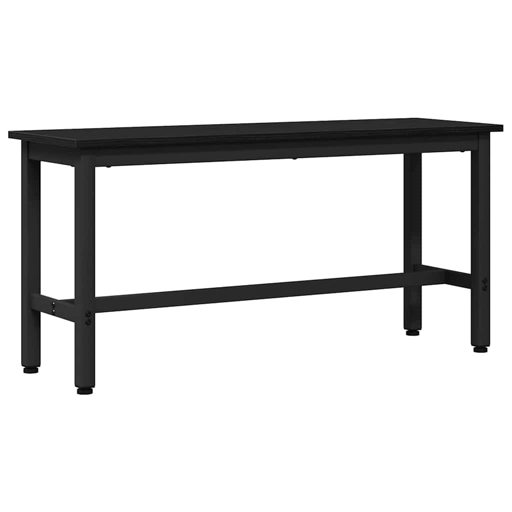 Klupa za blagovanje 2 pcs Crni hrast 100 x 32,5 x 48,5 cm