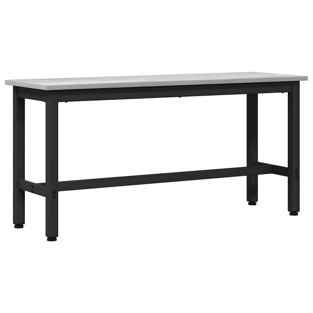 Klupa za blagovanje 2 pcs Siva Sonoma 100 x 32,5 x 48,5 cm