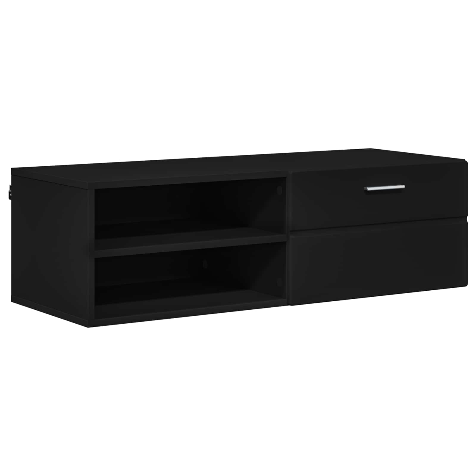 Drveni ormar Zidne Crna 100,5 x 39 x 30 cm Konstruirano drvo