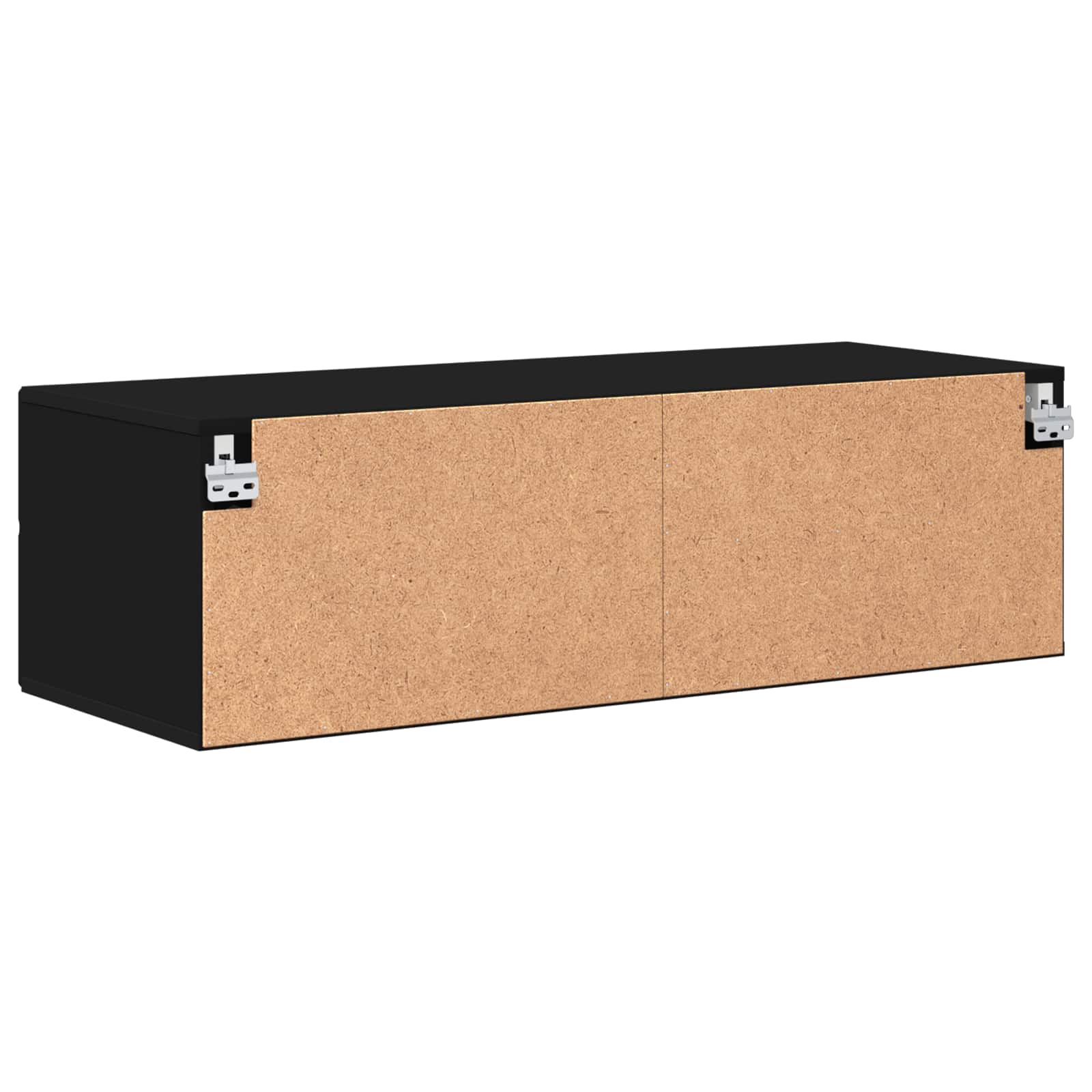 Drveni ormar Zidne Crna 100,5 x 39 x 30 cm Konstruirano drvo